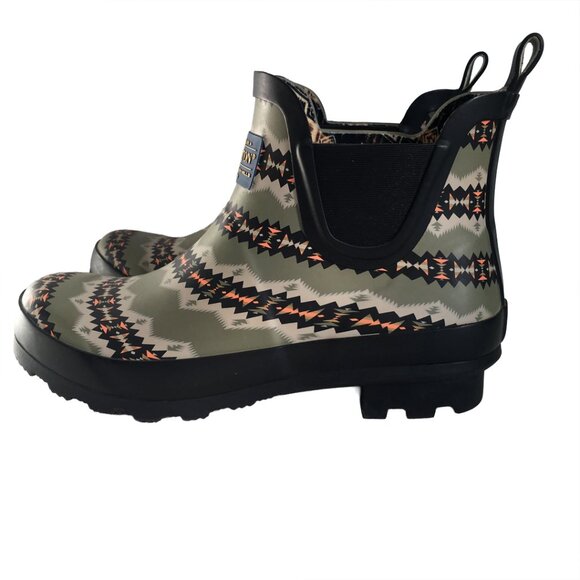 Pendleton classic sonora chelsea rain boot Aztec Southwest women's size 7 - Picture 3 of 9
